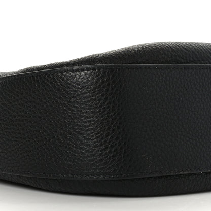 Prada Vitello Phenix Zippered Messenger Hobo Black 7 of 8