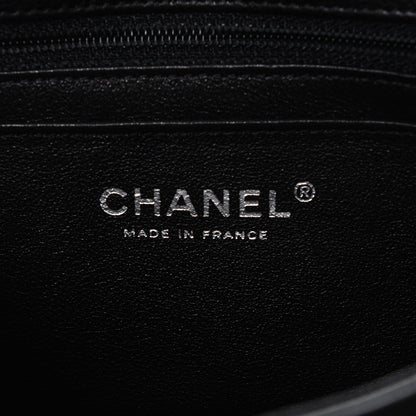 Chanel Crumpled Calfskin Quilted Mini Rectangular Flap So Black 6 of 7