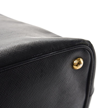 Prada Saffiano Medium Galleria Double Zip Tote Black 13 of 17