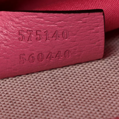 Gucci Patent Canvas Frame Logo Vertical Tote Glam Pink 6 of 8