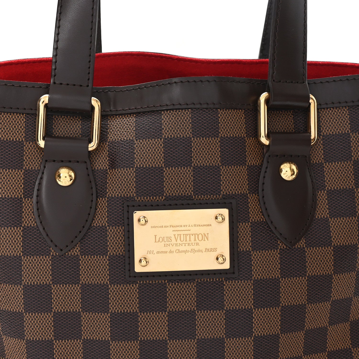 Louis Vuitton Damier Ebene Hampstead PM 7 of 9