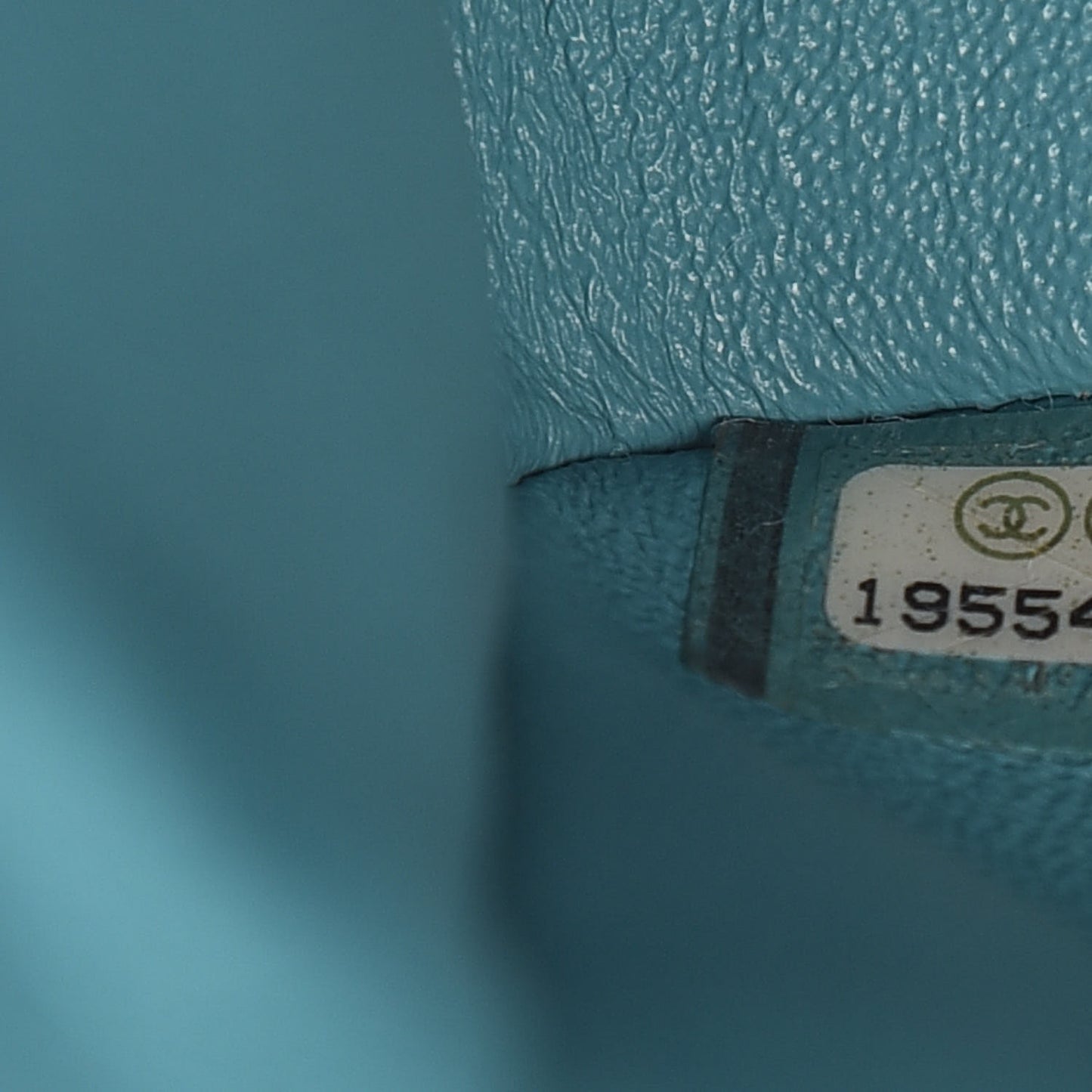 Lambskin Quilted Medium Double Flap Turquoise