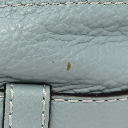 Chloe Calfskin Mini Marcie Round Crossbody Bag Faded Blue 9 of 12