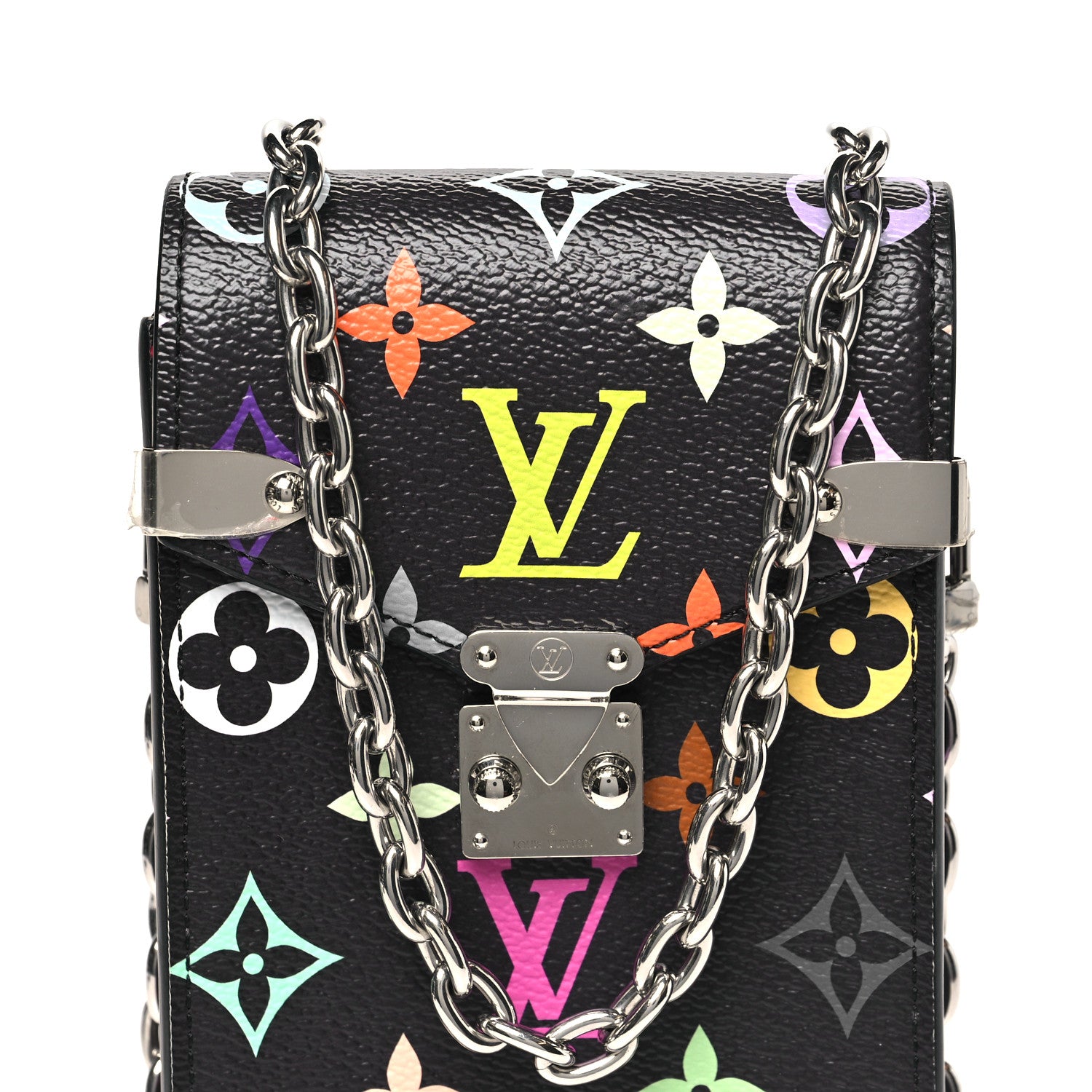 Louis Vuitton LV X TM Monogram Multicolor Phone Pouch Metis Black 7 of 9