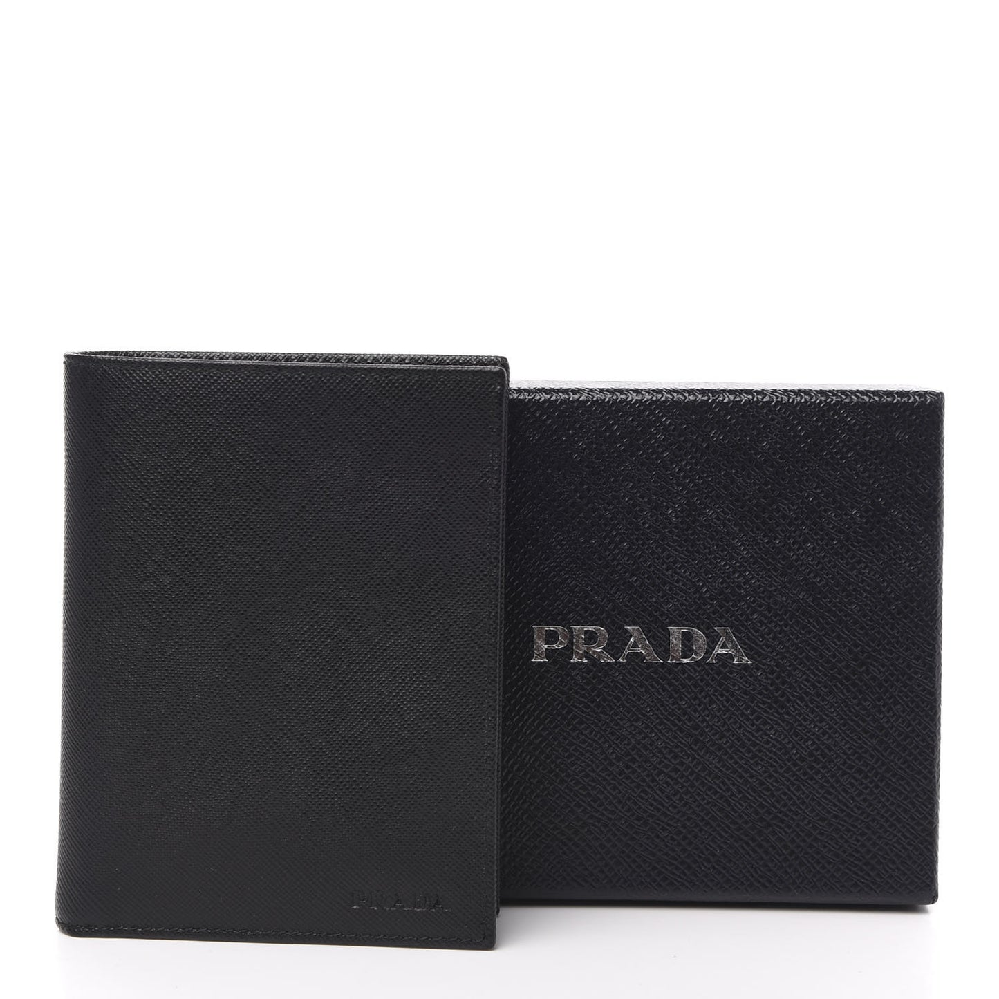 Saffiano Bi-Fold Wallet Black