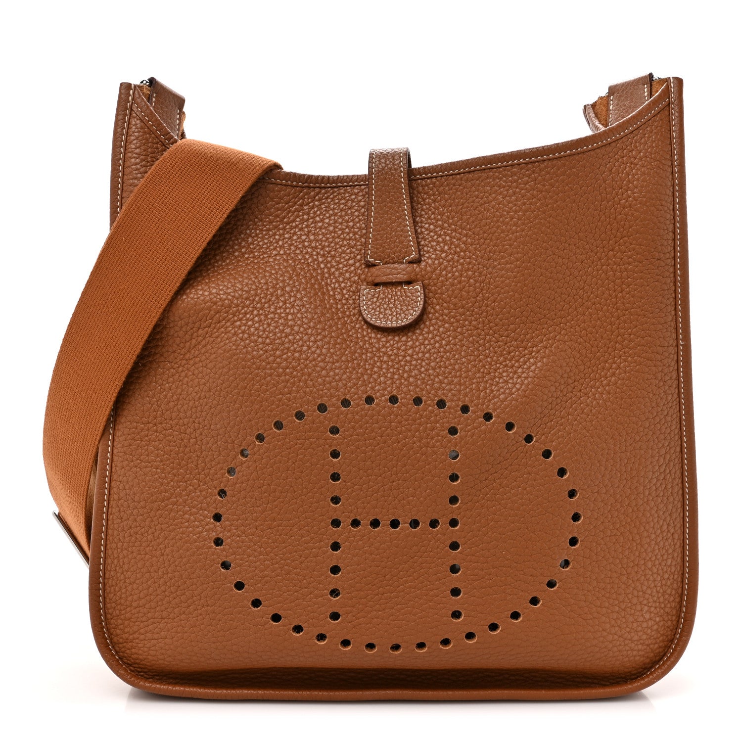 Hermes Taurillon Clemence Evelyne III GM Gold 1 of 15