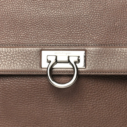 Salvatore Ferragamo Calfskin Large Sofia Shoulder Bag Brown 13 of 13
