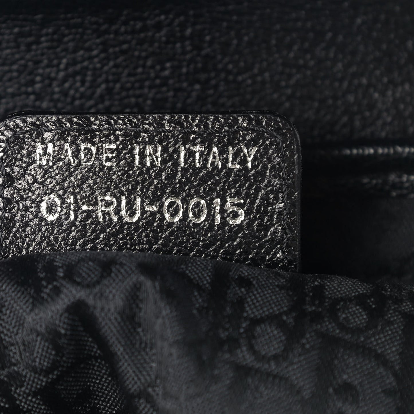 Calfskin Saddle Bag Black