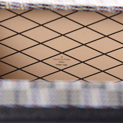 Louis Vuitton Calfskin Monogram LV Pop Petite Malle Blue 8 of 10