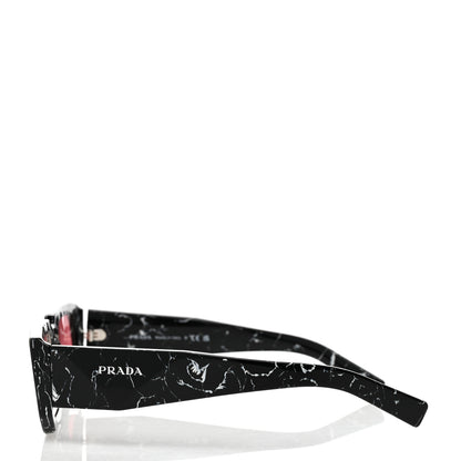 Prada Acetate Symbole Sunglasses SPR 06Y Black Scarlet 3 of 7