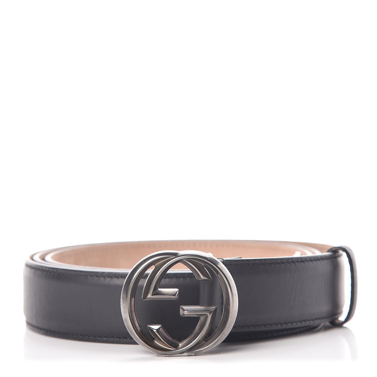Calfskin Interlocking G Belt 120 48 Black