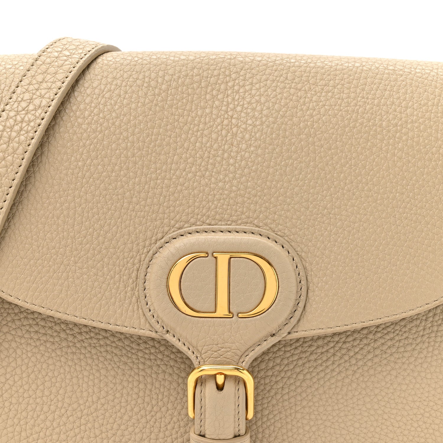 Christian Dior Grained Calfskin Medium Bobby Flap Beige 6 of 13