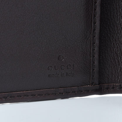 Gucci Guccissima Signature GG Pierce Continental Wallet Chocolate 7 of 11