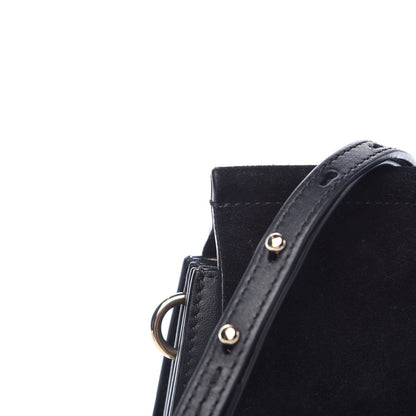 Chloe Suede Calfskin Medium Faye Shoulder Bag Black 17 of 17