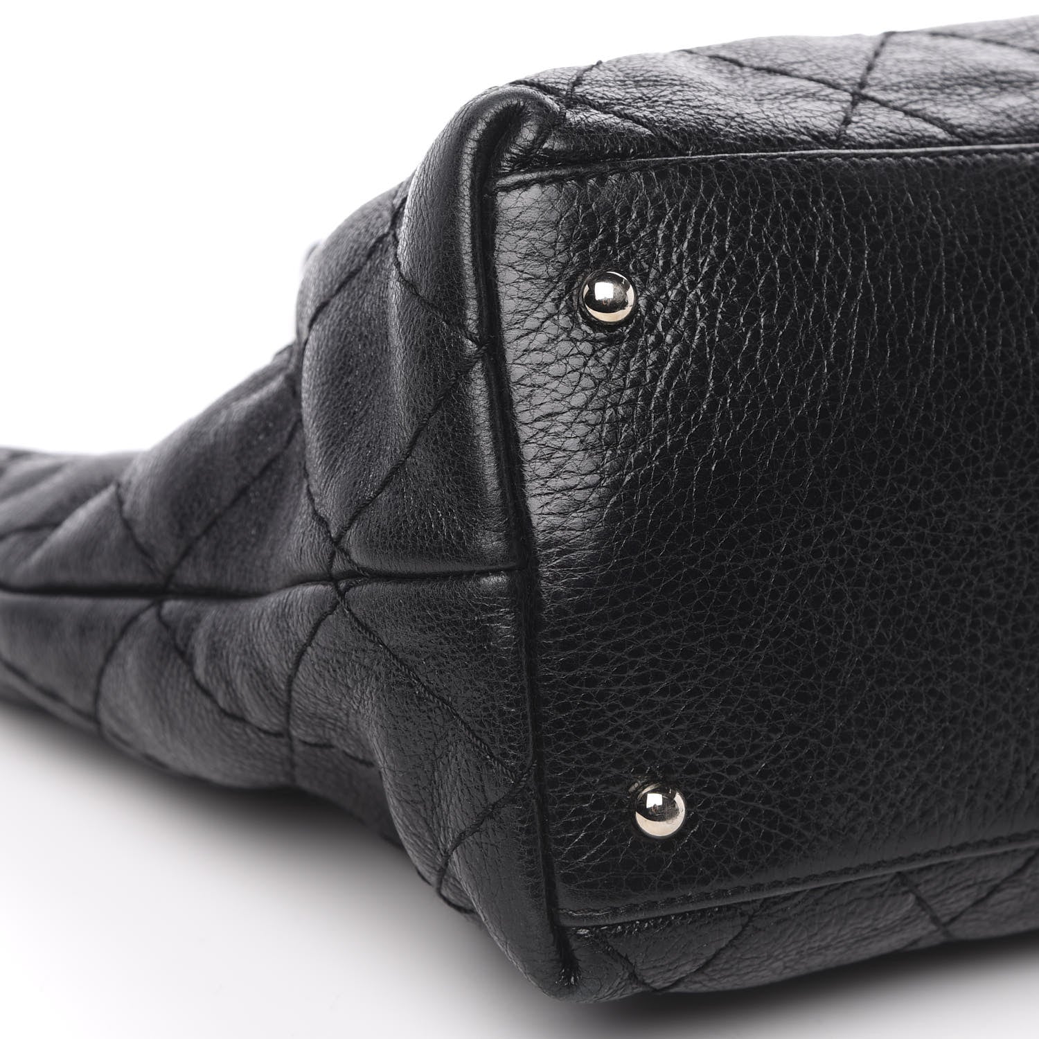 Chanel Glazed Calfskin Large On The Road Tote Black 10 of 14