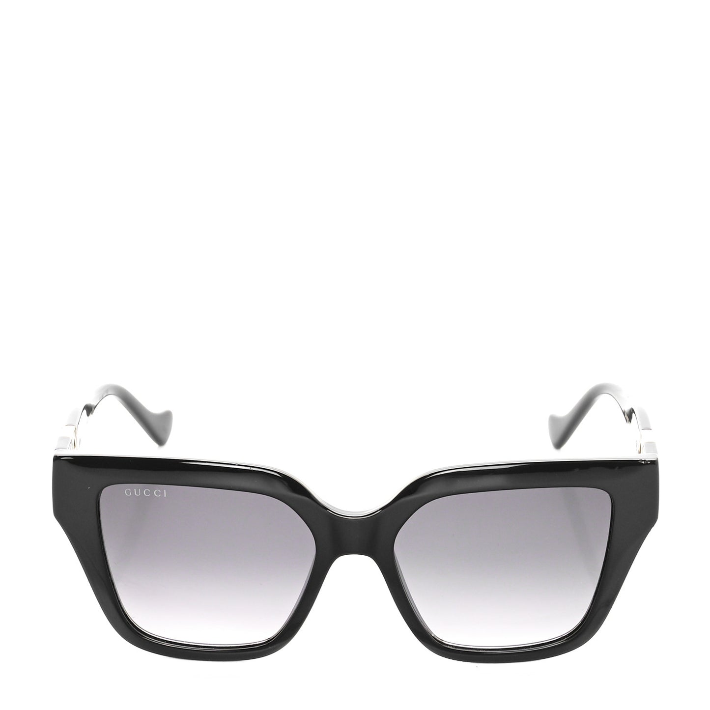 Acetate Square Frame Chain Sunglasses GG1023S Black
