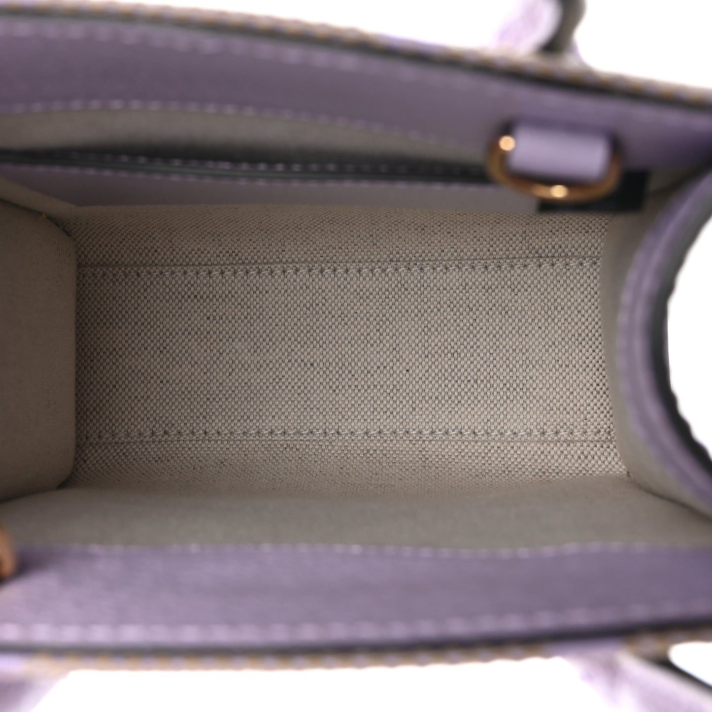 Monogram Jumbo GG Textured Dollar Calfskin Mini Tote Bag Beige Lapis