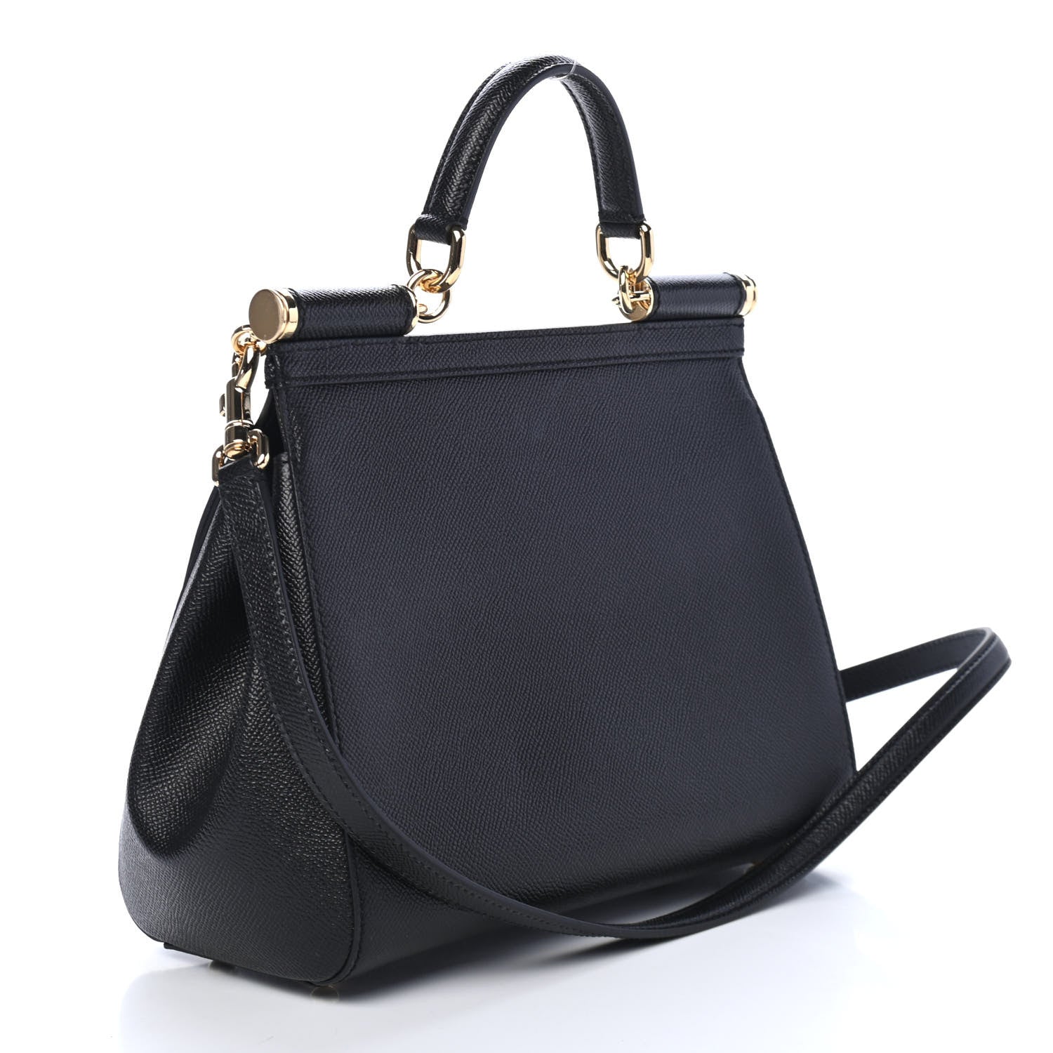 Dolce & Gabbana Dauphine Small Miss Sicily Satchel Black 2 of 4