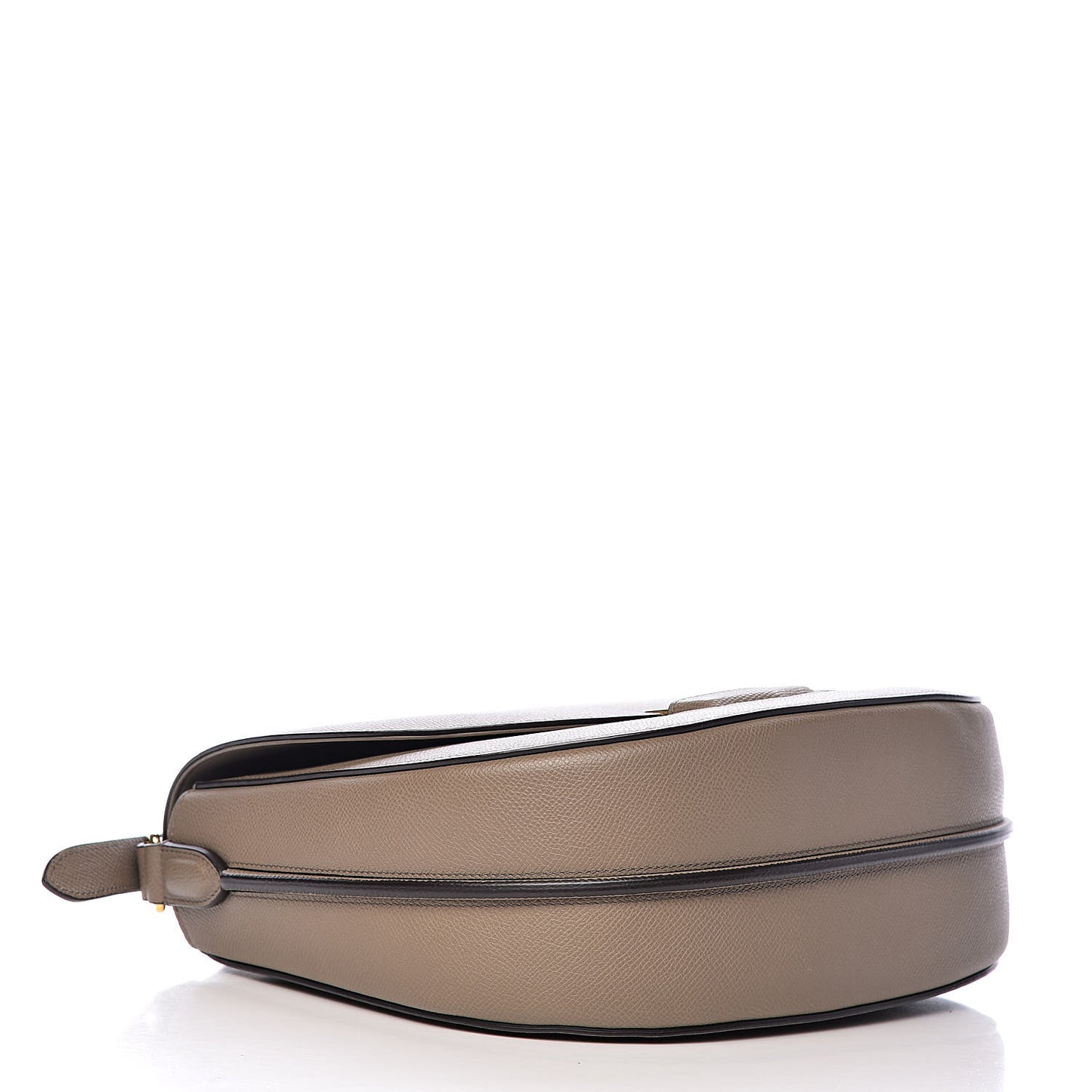 Grained Calfskin Medium Trotteur Taupe