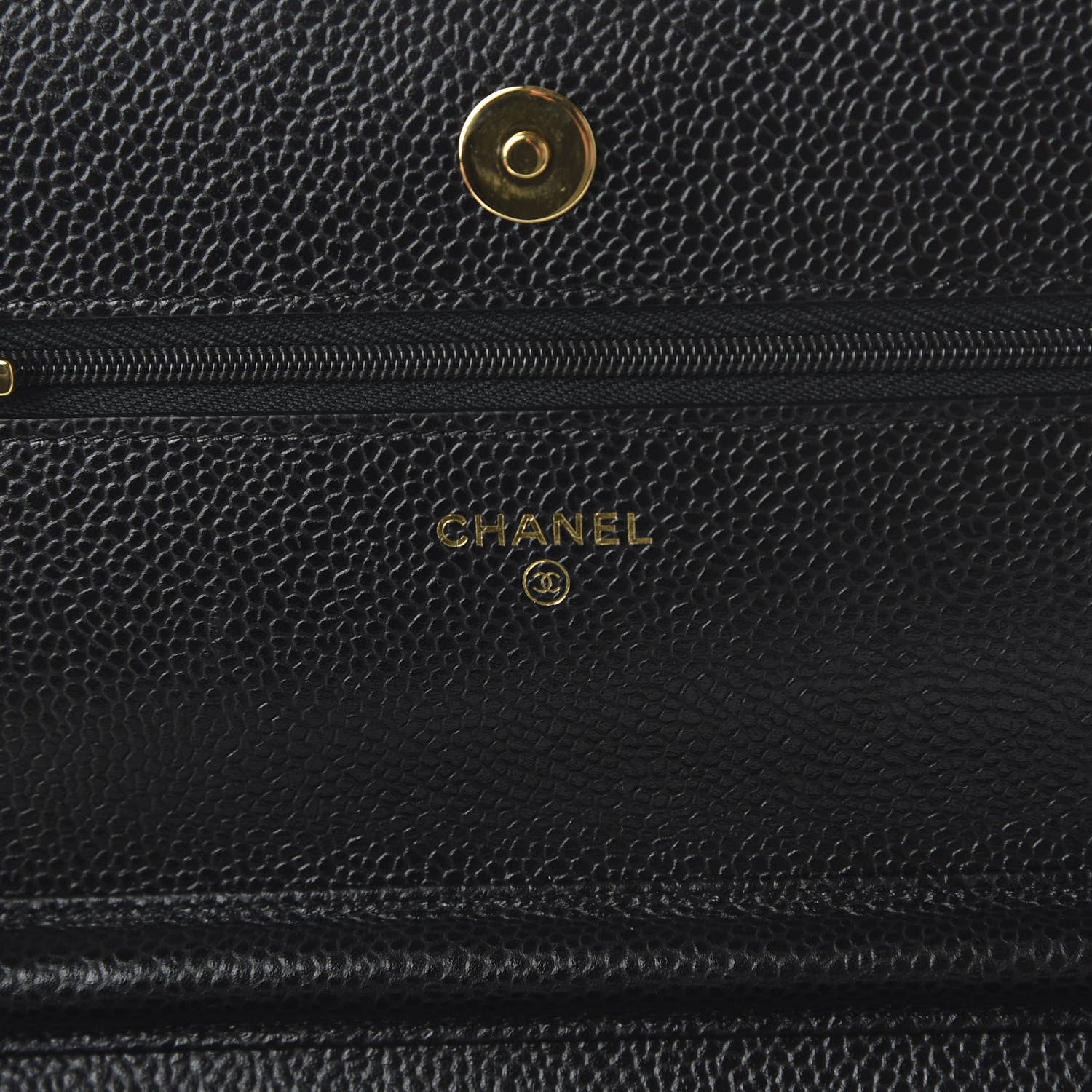 Chanel Caviar Quilted Wallet On Chain WOC Black 8 of 11