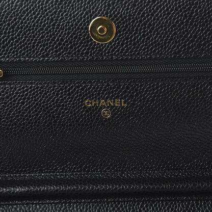 Chanel Caviar Quilted Wallet On Chain WOC Black 8 of 11