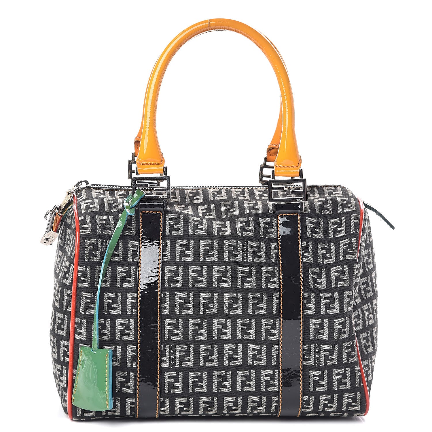 Fendi Zucchino Small Forever Boston Multicolor 1 of 9