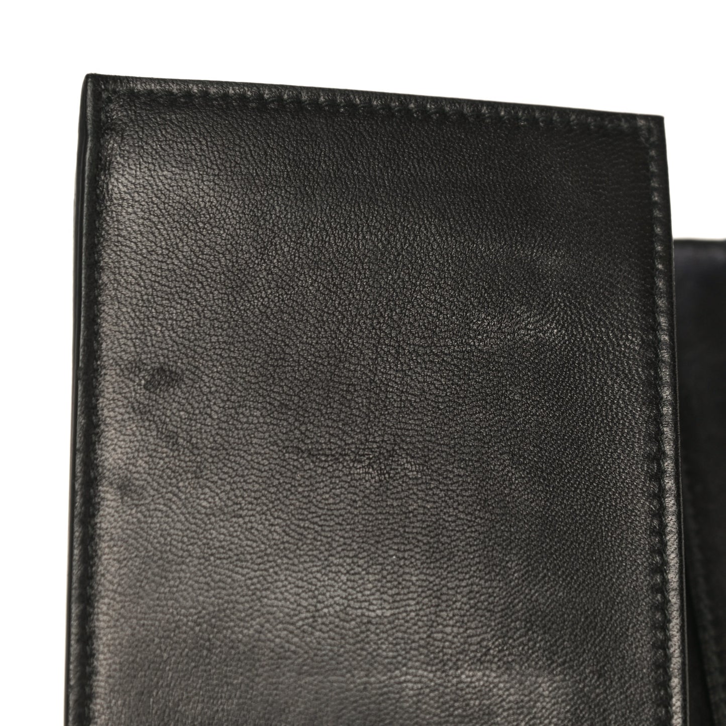 Nappa Intrecciato Embroidered Lace Continental Flap Wallet Black