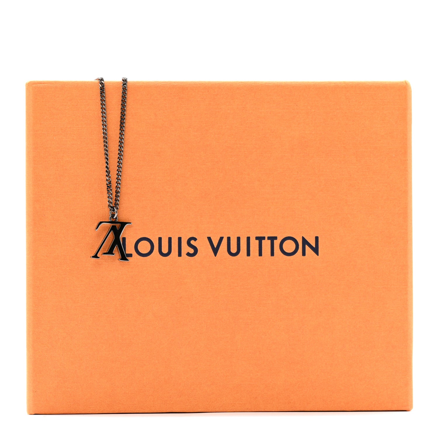 Louis Vuitton LV Upside Down Necklace Gunmetal 1773455 – FASHIONPHILE
