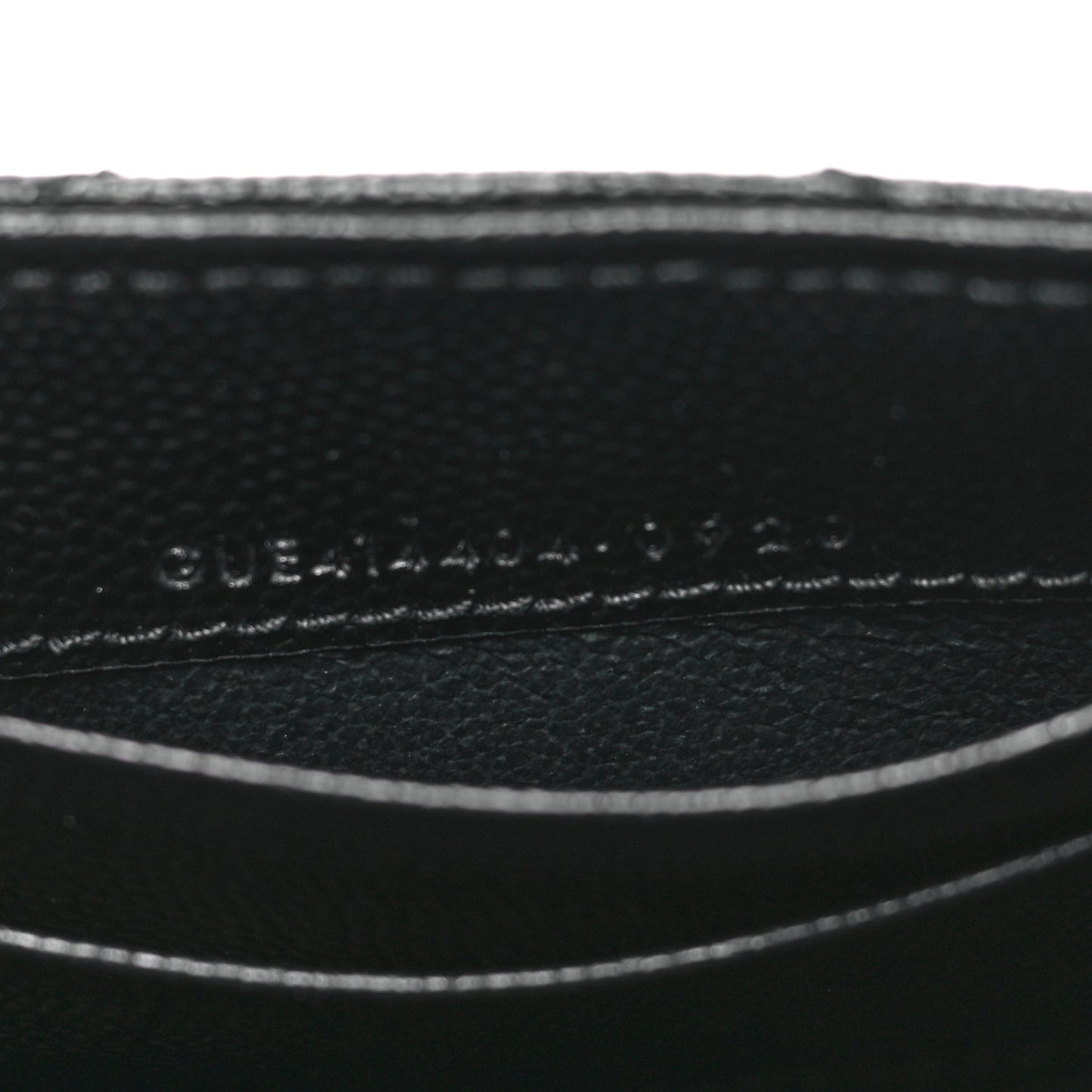 Grain De Poudre Matelasse Chevron Small Monogram Envelope Wallet Black
