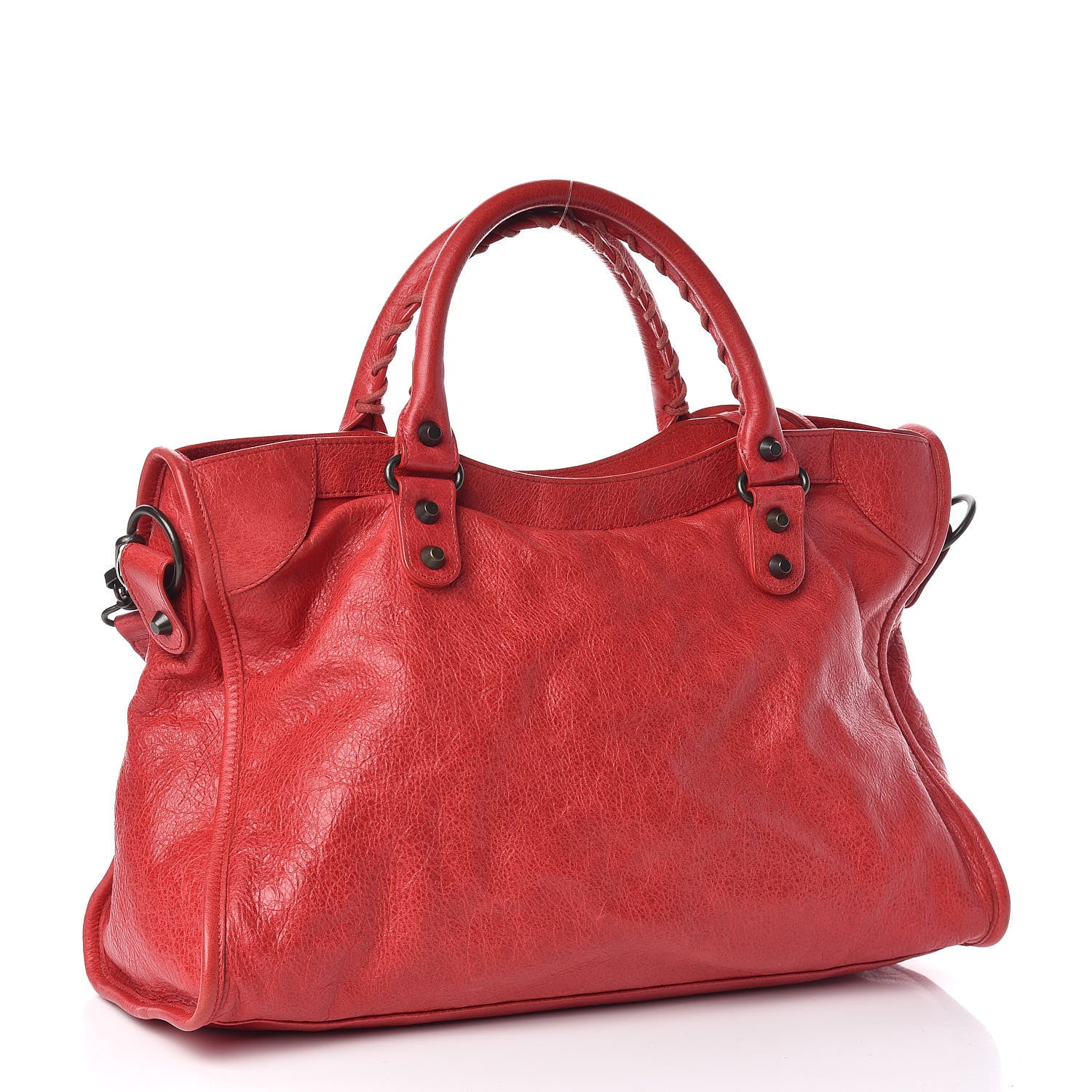 Balenciaga Agneau Classic Hardware City Rouge Coquelicot 4 of 15
