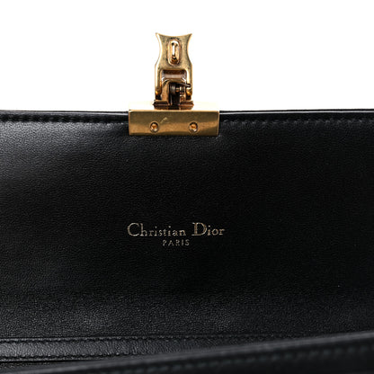 Christian Dior Lambskin Cannage Studded Dioraddict Wallet on Chain Black 6 of 13