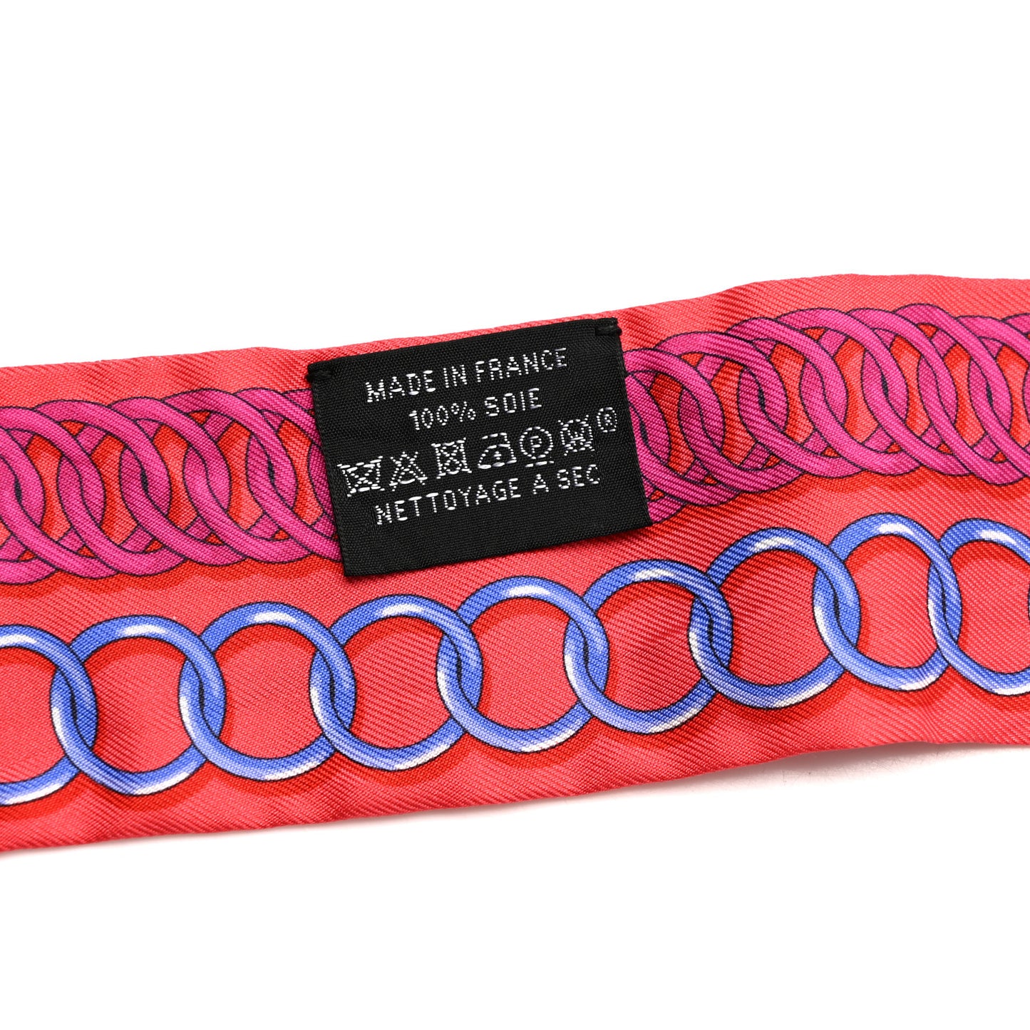 Silk Maillons Twilly Rouge Indigo Fuchsia