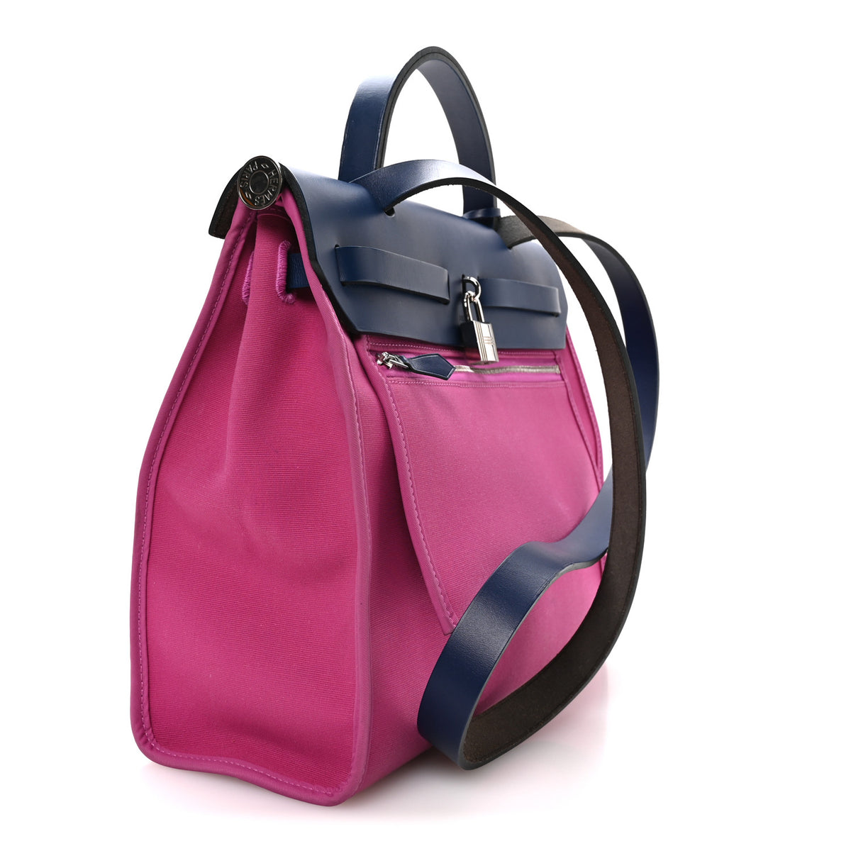 Vache Hunter Toile Herbag Zip 31 PM Magnolia Bleu Saphir