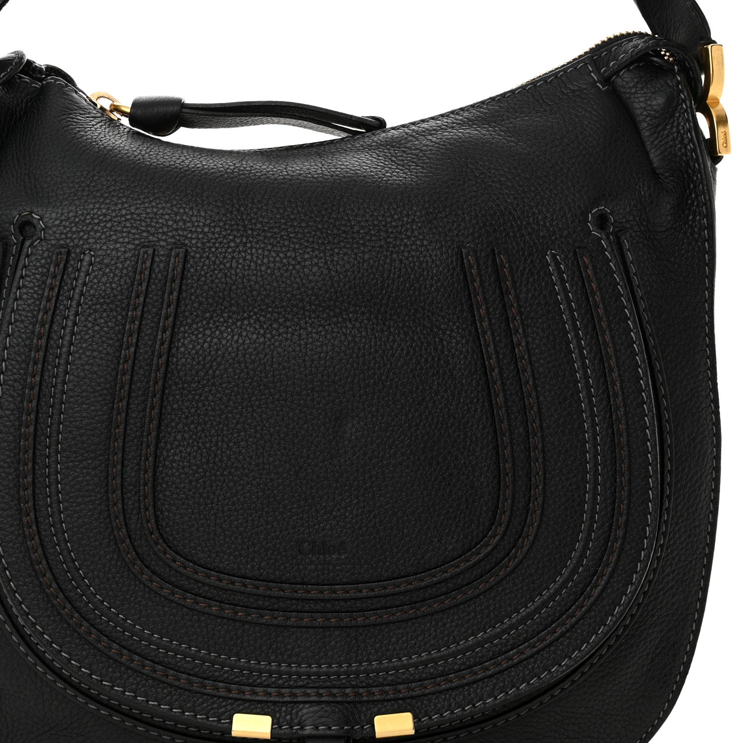 Chloe Calfskin Medium Marcie Hobo Black 8 of 10