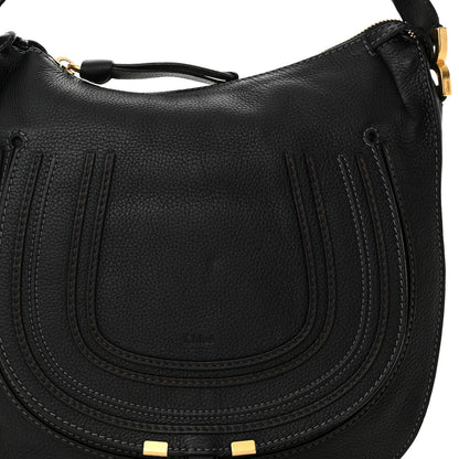 Chloe Calfskin Medium Marcie Hobo Black 8 of 10