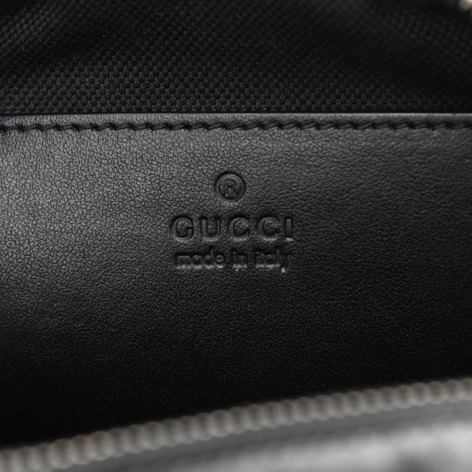 Gucci Calfskin Matelasse Monochrome Small GG Marmont Chain Shoulder Bag Black 6 of 8