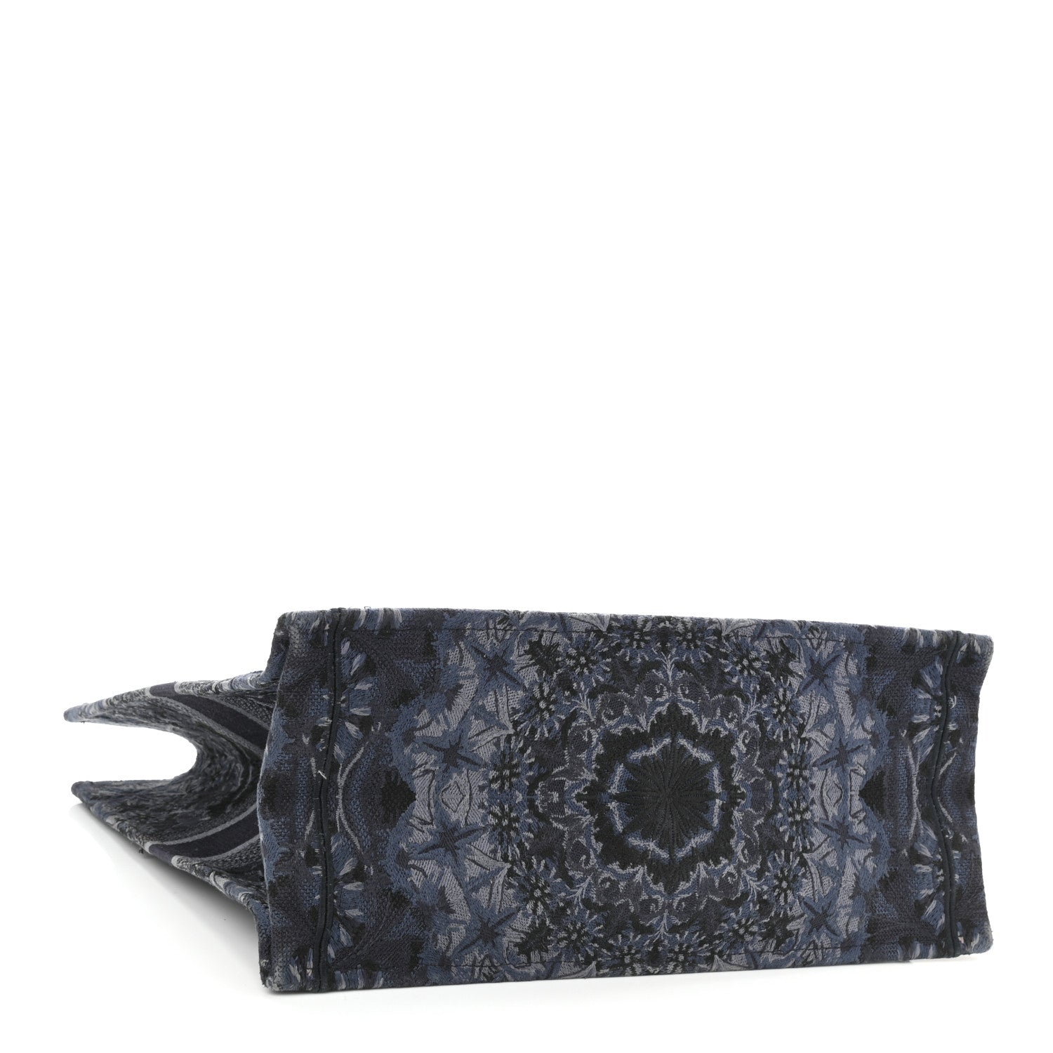 Christian Dior Canvas Embroidered Large KaleiDioroscopic Book Tote Blue 4 of 8