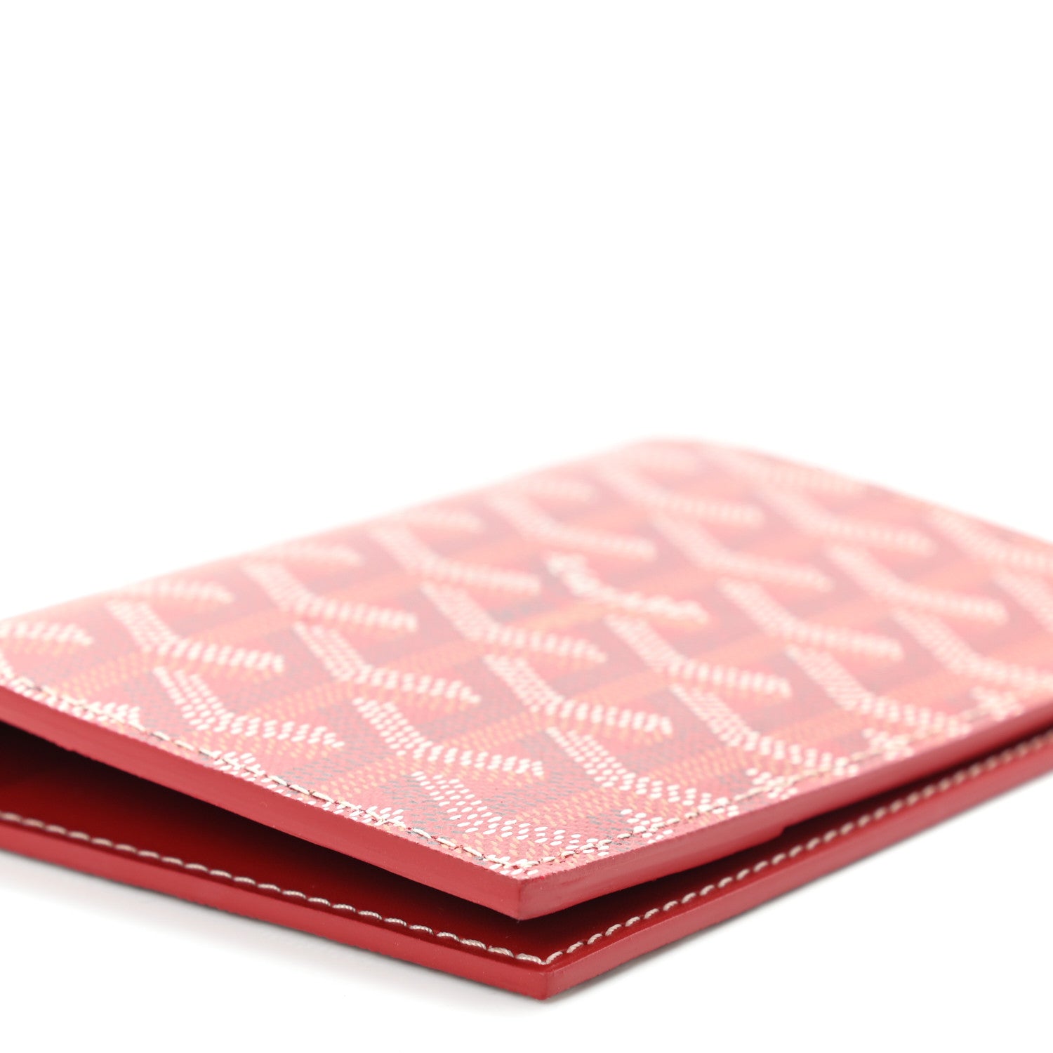 Goyard Goyardine Passport Wallet Red 9 of 9