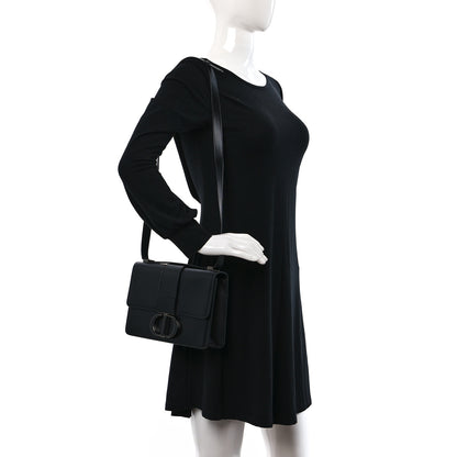 Christian Dior Smooth Calfskin 30 Montaigne Flap Bag Black 2 of 12