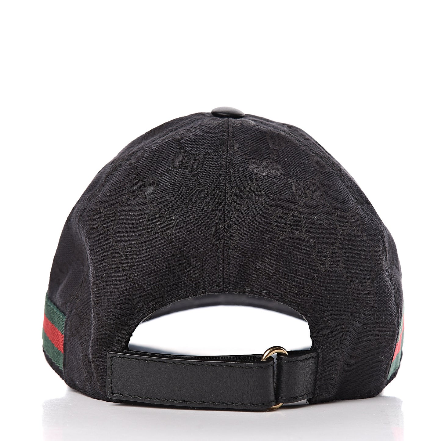 Monogram Web Baseball Hat XS Black