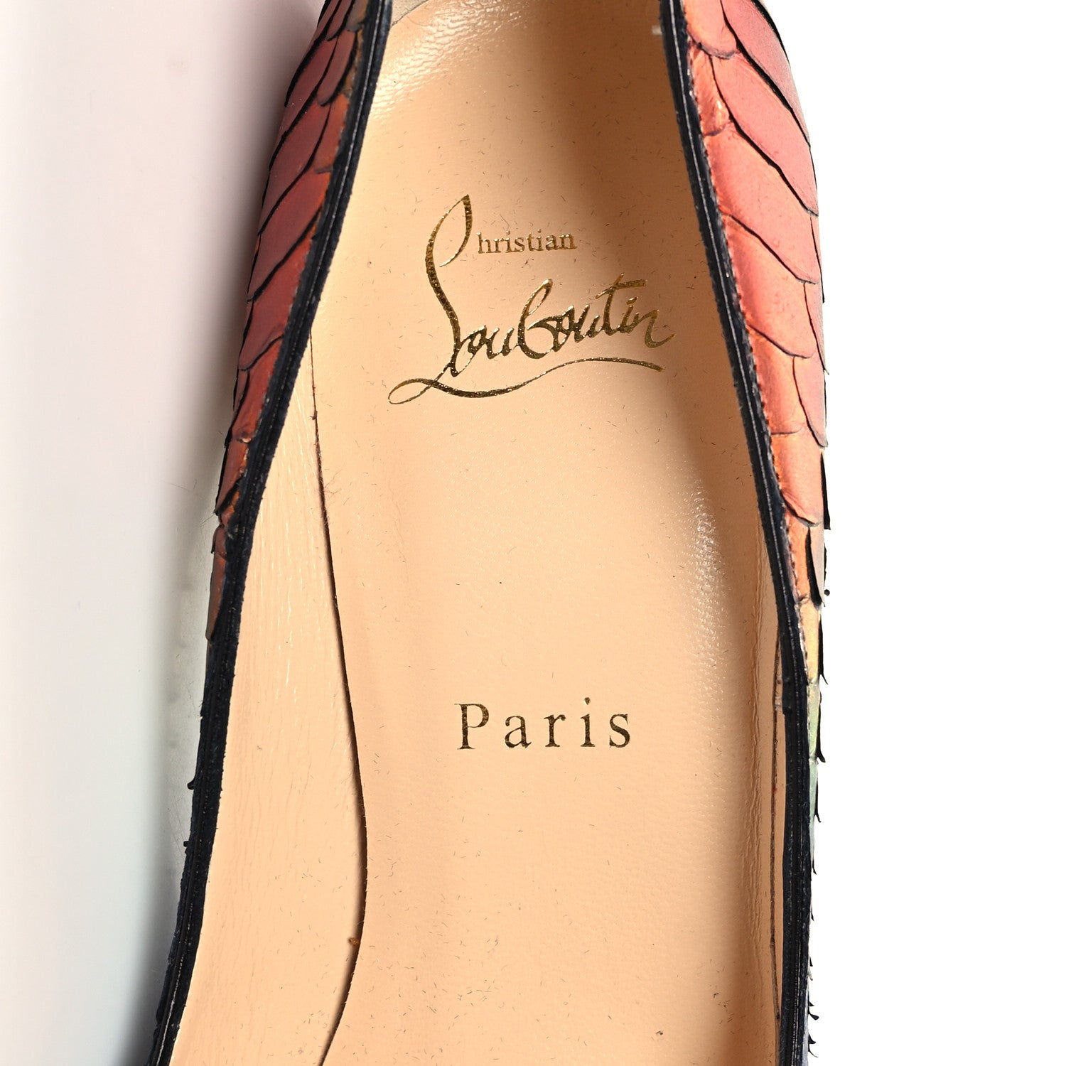 Christian Louboutin Metallic Snakekin So Kate 120 Pumps 37.5 Multicolor 7 of 7