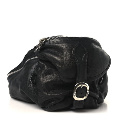 Chrome Hearts Grained Calfskin Snat Pack Gunslinger Waist Bag Black 3 of 13