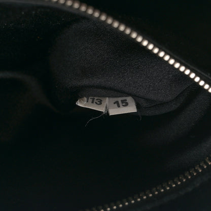 Prada Vitello Daino Swing Flap Shoulder Bag Black 7 of 11