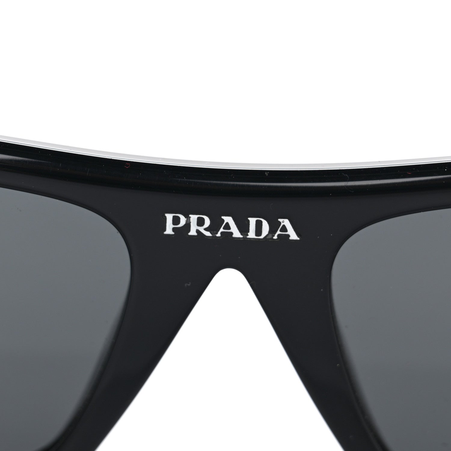 Prada Acetate Sunglasses SPR 20W Black 5 of 8
