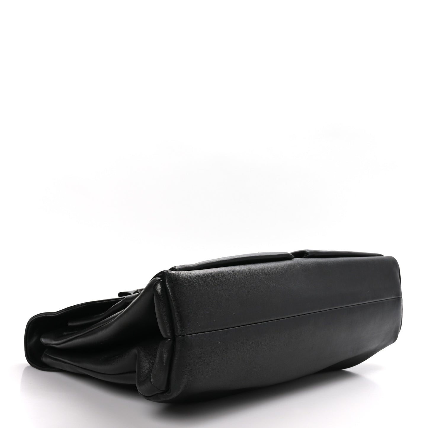 Calfskin Intrecciato Briefcase Black