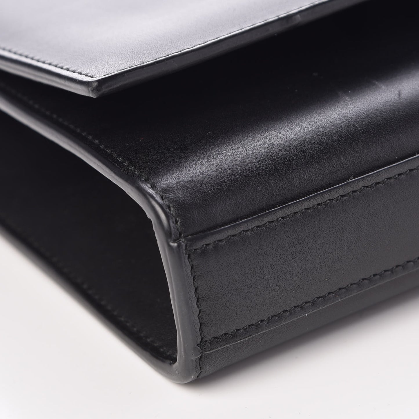 Calfskin Classic Monogram Cassandre Clutch Black