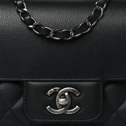 Chanel Caviar All About Flap Bag Black 7 of 9