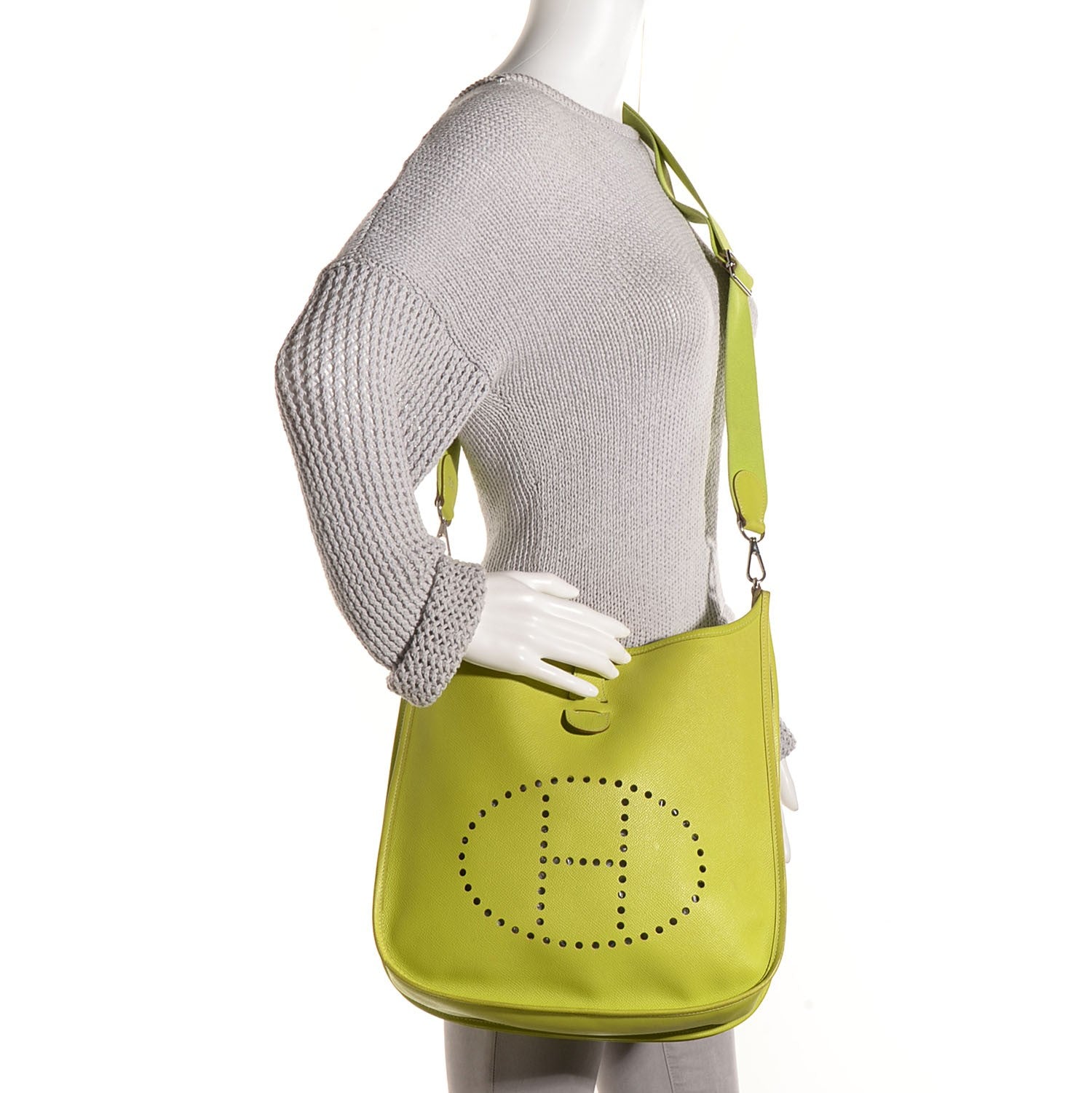 Hermes Epsom Evelyne III GM Kiwi 2 of 16