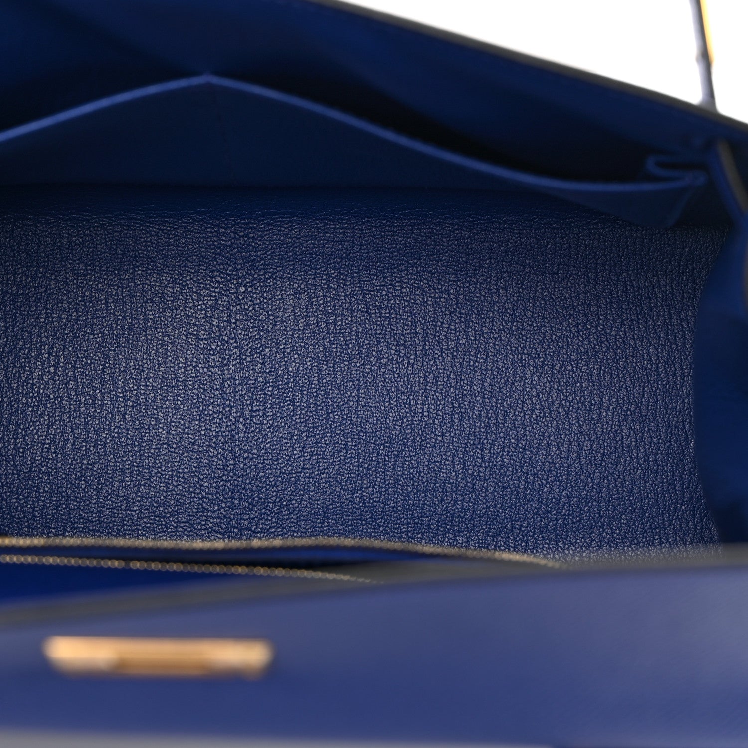 Hermes Epsom Kelly Sellier 28 Bleu Electrique 5 of 11