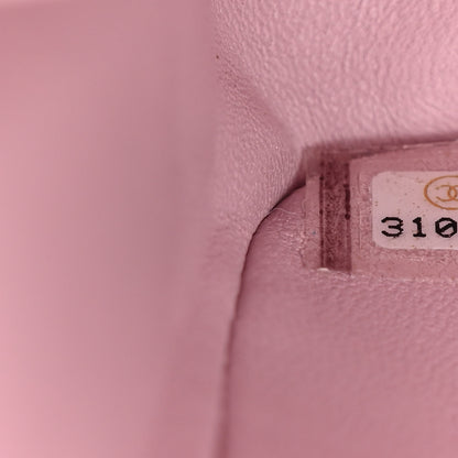 Chanel Caviar Quilted Medium Double Flap Light Pink 8 of 11